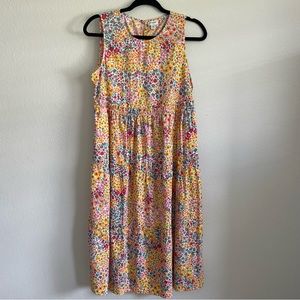 J. Crew Factory Midi Floral Dress